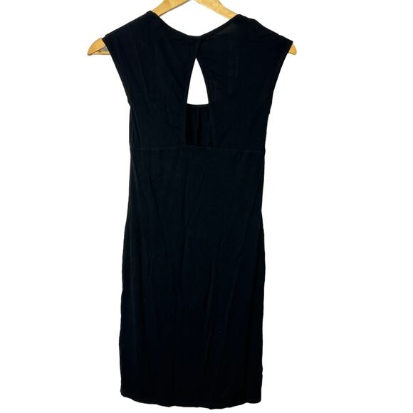 Topshop Black Thin & Lightweight Sleeveless Back Cut-Out Dress Women's US 2 - Picture 2 of 6